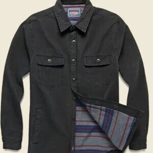 Faherty washed Black Men's Blanket Jacket size XLT